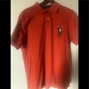 Host Pick ✅ Ralph Lauren Dark orange polo shirt🔥